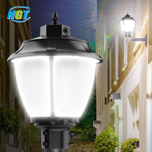 5 years warranty outdoor <b>lights</b> backyard 150w post top garden lighting ac-powered garden <b>pole</b> lamp IP65 - Product Image 1