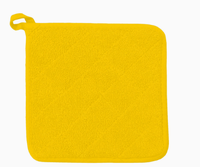 Set de table carré imprimé en corde, résistant à la chaleur, écologique, épaissi, réutilisable, durable, compatible four, pour usage domestique