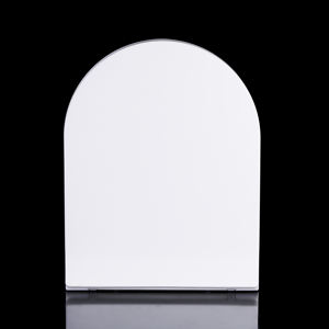 Juego de <span class=keywords><strong>tapa</strong></span> de asiento de inodoro de plástico PP cubierta de asiento de inodoro de cierre suave <span class=keywords><strong>tapa</strong></span> de <span class=keywords><strong>WC</strong></span> europea en forma de D fuerte capacidad de carga blanco puro - Product Image 1