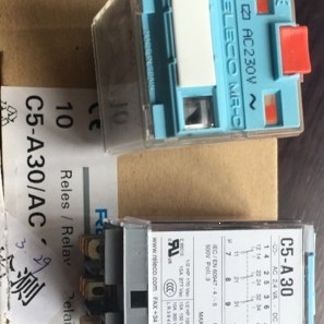 รีเลย์ Releco C5 M10 AC/DC 24V 16A SPST รีเลย์ควบคุมอุตสาหกรรมพร้อมซ็อกเก็ต - Product Image 5