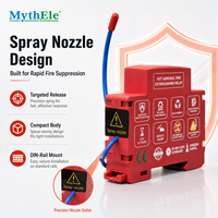 Dispositif d'extinction d'incendie par aérosol sur rail DIN miniature 10g, extincteur automatique pour armoire électrique et boîte à compteurs