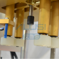 Machine de capsulage linéaire semi-automatique de haute précision pour bouteilles en plastique, facile à utiliser, équipement pneumatique