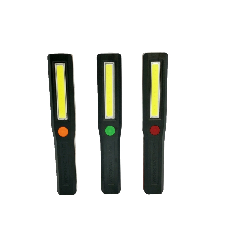 2025 New Arrivals Waterproof IP44 Portable COB LED Work Light Magnetic Flashlight 6000K Daylight 120 Beam Angle Battery Operated
