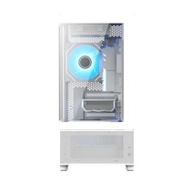 JNP Factory Mid-Tower Desktop Gaming PC Type-C HD Audio Computer Power Supply Case Water Cooling System