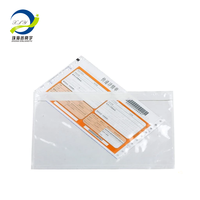 Perruques transparentes DHL, A4, A5, C5, PE, 50 pièces, sac en plastique, auto-adhésif pour envoi, liste d'emballage, enveloppes, documents