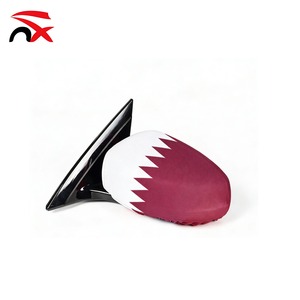 Oferta Especial Venta al por Mayor Directa de Alta Calidad Qatar Venezuela Spandex Irán Jordania Poliéster 26*28cm Funda para Espejo Retrovisor de Coche con Bandera de País - Product Image 3