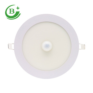 Siêu mỏng 6 wát <span class=keywords><strong>LED</strong></span> vòng PIR cảm biến chuyển động Trần Bảng điều chỉnh ánh sáng cảm ứng thông minh Bảng điều khiển ánh sáng - Product Image 4