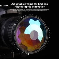 Filtre Prisme Chromatique Caleidoscope 77mm Walking Way FX – Accessoire Optique de Photographie Haut de Gamme pour Appareil Photo – En Vente