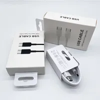 Cable USB-C a USB-C de Carga Rápida 3A y Sincronización de Datos para Teléfonos Móviles S23/S21/S20 Plus/S23 FE/S24 Ultra/A14/A54