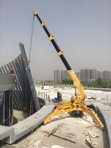 مبيعات المصنع مباشرة زحافة محرك هيدروليكي زيت كهربائي ثنائي الاستخدام رافعة عنكبوتية ذراع تلسكوبية صغيرة جهاز تحكم عن بعد رافعة عنكبوتية - Product Image 4