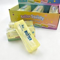 Bâton de beurre simulé en PVC, rempli de vaseline, jouet anti-stress souple à presser