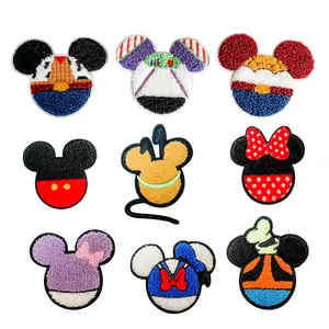 Wholesale custom cartoon character anime iron on sew on clothing embroidery patch