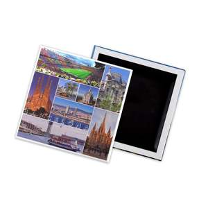 Fournisseur de décorations pour la maison personnalisées 2024, aimant de réfrigérateur carré de 63,5 mm, souvenirs, aimant de la ville de Pittsburgh - Product Image 1