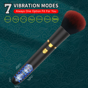 Make-up Pinsel Vibrator G-Punkt Nippel Klitoris Stimulator USB Kabellos Aufladbar Leistungsstarkes Erwachsenen-Sexspielzeug für Frauen - Product Image 2