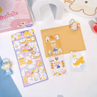 Kirakoko planificateur décor papeterie Laser papier autocollants pour autocollants de dessin animé originaux décalcomanies