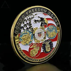 Marine Corps Collection Geschenk Souvenir US Free Eagle Totem Challenge Münze Benutzer definierte Sammler münzen