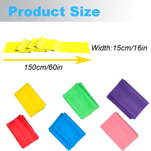 Fasce Elastiche di Resistenza Larghe in TPE Ecologico, Antiscivolo, per Esercizi Fitness a Casa e in Palestra - Product Image 3
