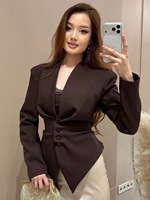 여성 블레이저 탑 신상 캐주얼 자켓 탑 캐주얼 여성 블레이저