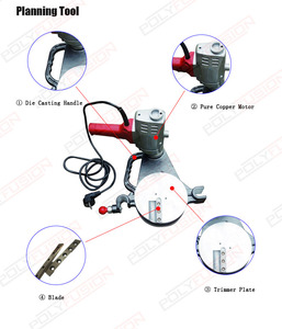 จีนผลิตเครื่องเชื่อมท่อพลาสติกแบบเทอร์โมฟิวชั่น HDPE แบบแมนนวล - Product Image 4
