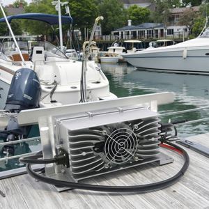 <span class=keywords><strong>Chargeur</strong></span> de <span class=keywords><strong>batterie</strong></span> embarqué pour <span class=keywords><strong>bateau</strong></span> EV, étanche, 1,2 kW, compatible batteries au plomb-acide et lithium LiFePO4 - Product Image 4