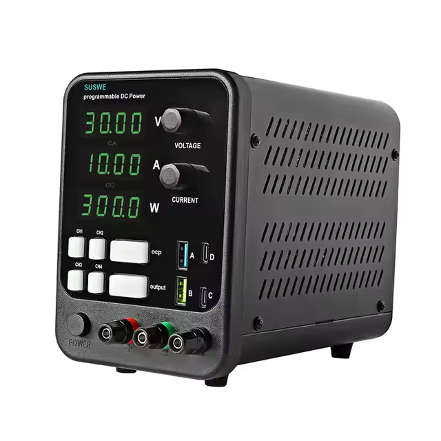 Suswe SU3005/SU3010 30V 5A Adjustable Switching DC Power Supply 150W for Lab Industrial School Use Electroplating Repair 220V