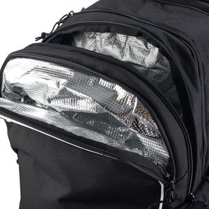 <span class=keywords><strong>Sac</strong></span> à <span class=keywords><strong>dos</strong></span> unisexe tendance pour le <span class=keywords><strong>sport</strong></span>, noir uni, personnalisable, isotherme, avec compartiment pour ordinateur portable et fermeture éclair - Product Image 2