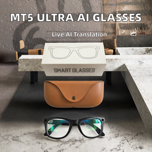 Gafas Inteligentes MT5 Ultra AI con Cámara de 8MP, Llamadas Inalámbricas, Traducción, Control por Voz, Navegación AR y Estuche de Carga - Product Image 2