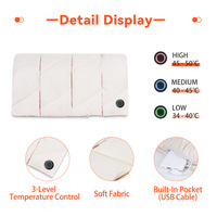 Couverture chauffante multifonctionnelle électrique Hot Packs pour les activités intérieures et le temps froid