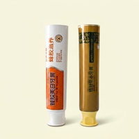 Tubes cylindriques inclinés en aluminium-plastique de qualité alimentaire pour impression UV numérique, 12,7-35 mm, avec bouchon à vis pour soins personnels et dentifrice