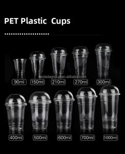 Gobelets jetables en plastique PET à paroi simple pour café et bubble tea, 10/12/14/16/20/24 oz, diamètre 90 mm - Product Image 6
