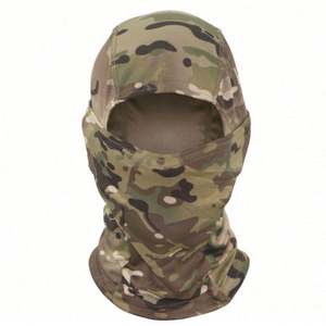 High Quality Unisex Motorcycle Helmet Balaclava Face Breathable Waterproof Solid Color <b>Black</b> Ski Mask Printing Business Daily - Product Image 3