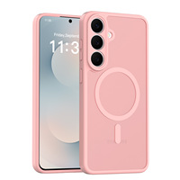 Coque de téléphone magnétique mate douce pour la peau 2026 pour Samsung Galaxy S26 Ultra S26 FE S25 Ultra, découpes précises, coque arrière antichoc