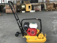 Compacteur à plaques vibrantes de haute qualité fabriqué en Chine, moteur à essence C60 GX200, marque FSH, puissance 5KW, utilisation en construction, haute efficacité, neuf