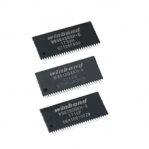 W9825g6kh-6 Chip W9825 Ic Sdram 256Mbit 166Mhz 54Tsop