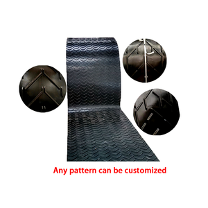 Bande transporteuse à motif chevron pour transport en forte pente, bande chevron industrielle pour 30-45 degrés °   Convoyeur Incliné pour Sable et Grains - Product Image 2