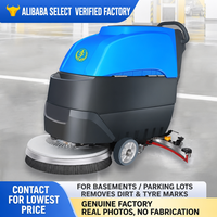 Nouvelle autolaveuse commerciale 24V DC de 510 mm de largeur de nettoyage avec brosse et raclette, ensemble complet, directement de l'usine