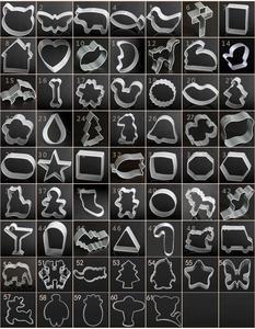 قواطع بسكويت لطيفة على شكل حيوانات تصنعها بنفسك أدوات خبز تزيين المعجنات قالب معدني للحلوى والبسكويت والمعجنات سبائك الألومنيوم - Product Image 4