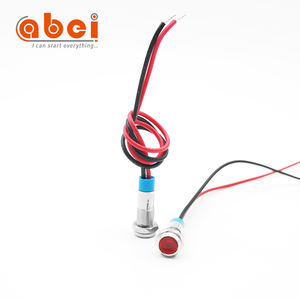 6mm 8mm 10mm 12MM 16mm 19mm 22mm montaje en Panel Metal Led luz indicadora lámparas indicadoras de conexión de cable de plomo - Product Image 5