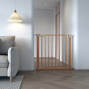 198 \ "Extra largo Auto chiudere Pet Gate di sicurezza per bambini gioco Hardware da cortile montato per le scale di casa cancello del camino - Product Image 2
