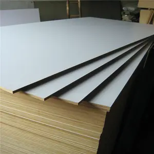 Penjualan Pabrik 4X8 Laminasi Melamin Tingkat Tinggi Lembar Mdf Serat Kayu Melamin Kertas Finishing Warna Solid, Serat Kayu CN;SHN