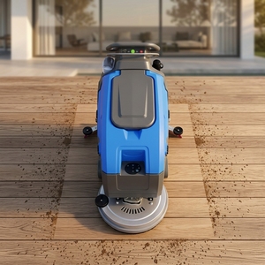 <b>Walk</b> Behind Auto Scrubber Floor Cleaning <b>Machine</b> Floor Scrubber <b>Machine</b> Cleaning Industrial Floor Scrubber - Product Image 2