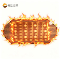 Tapis de massage thermique en céramique chauffant Jiwan Lejia en jade et tourmaline, personnalisé pour les spas de bien-être (vente en gros)