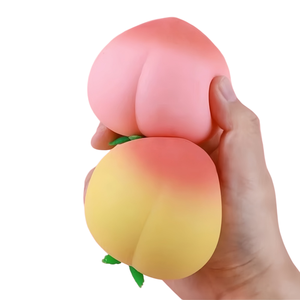 Peach Shape PU Squishy Stress Relief <b>Toy</b> Slow Rebound Fruit Fidget <b>Toy</b> for Sensory Play <b>Desk</b> Decor and Gift Shop Sales - Product Image 1