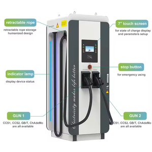 เครื่องชาร์จในรถยนต์ IP54 OCPP1.6J ทางการค้าใหม่ CCS chademo gbt nacs - Product Image 1