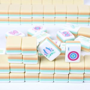 Non-slip American <b>Mahjong</b> Tiles <b>Set</b> Stable Gaming Experience Classic Western Table Game for Home Use - Product Image 1