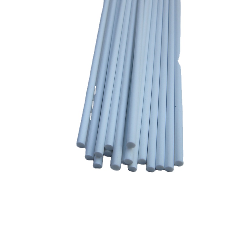 Weiße farbe dünner stick flexible pvc-rute 0,1 zoll größe