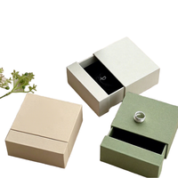 Nouvelle boîte d'emballage rectangulaire pour bijoux en carton épais de 2 mm de la marque JY, boîte pour boucles d'oreilles, bagues, colliers