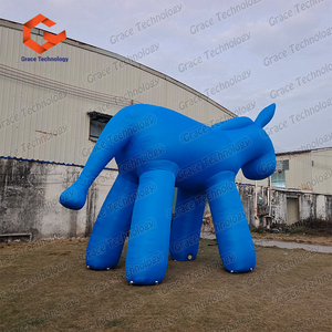 Modelos de burros inflables gigantes de dibujos animados, personajes de burros inflables personalizados para festivales de arte - Product Image 3