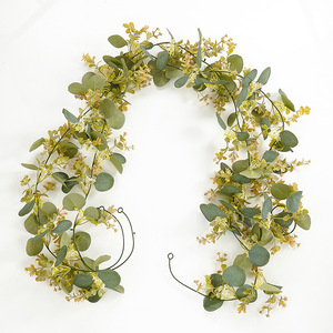 Guirlande <span class=keywords><strong>de</strong></span> feuilles d'eucalyptus <span class=keywords><strong>de</strong></span> 2 mètres, décoration suspendue pour mariage, fleurs artificielles, <span class=keywords><strong>chemin</strong></span> <span class=keywords><strong>de</strong></span> <span class=keywords><strong>table</strong></span> - Product Image 5