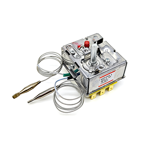 Промышленный капиллярный термостат с приводом под давлением, электрический, металлический, автоматический, 310°C, макс. 250В, 16А, для нагревателей - Product Image 2